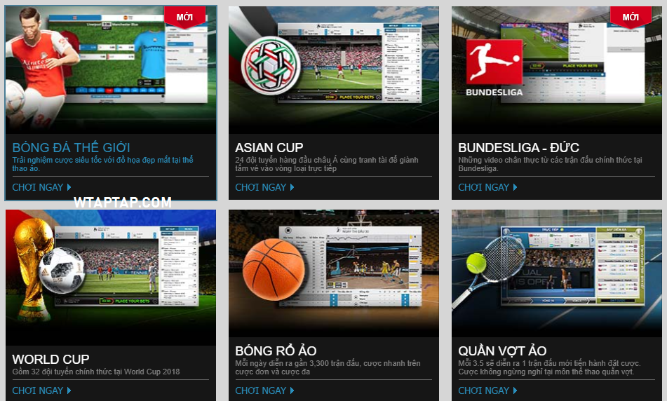 Tham gia thể thao ảo W88