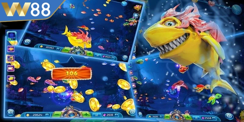 Bắn Cá Tiểu Tiên - Thế Giới Giải Trí Đại Dương Đẳng Cấp 3 Khi bắn cá, hãy nhắm thẳng vào phần đầu để tiết kiệm đạn