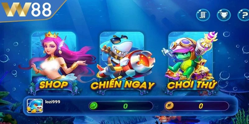 Vương Quốc Game Bắn Cá - Hoàn Thành Thử Thách Mỗi Ngày 2 Chọn loại đạn nhỏ khi bắn cá đơn lẻ để chinh phục kho báu lớn