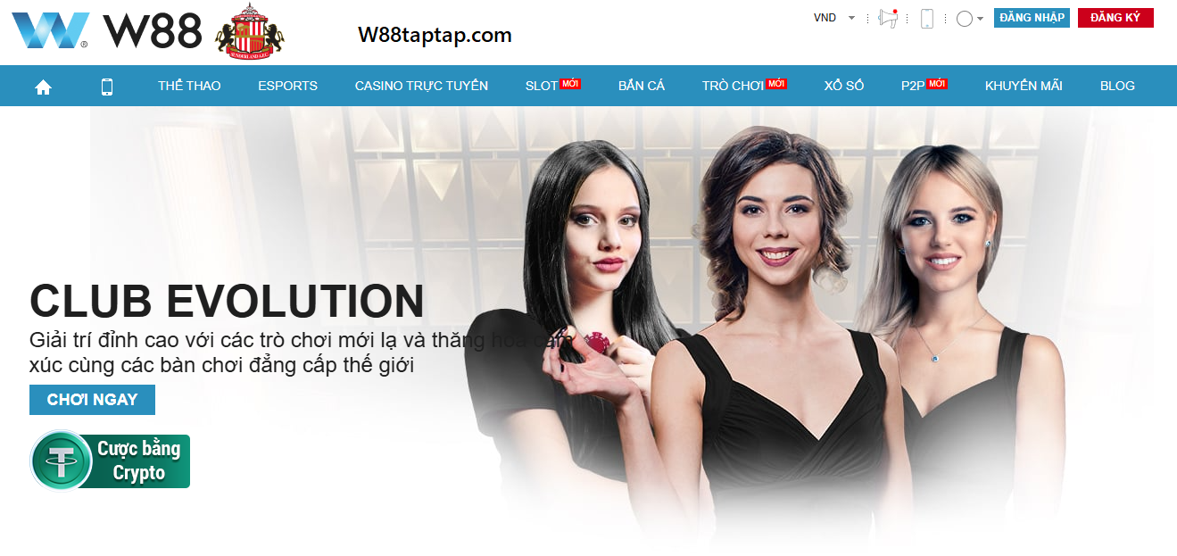 Casino trực tuyến tại W88