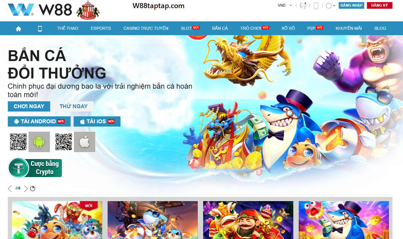 Sân chơi bắn cá w88